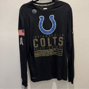 - Indianapolis Colts Nike NFL On Field Apparel Dri-Fit Long sleeve small men’s